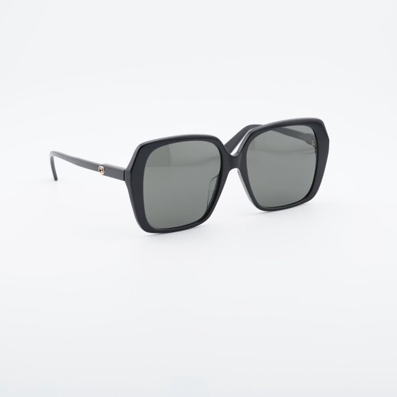 Gucci GG0533SA 001 Sunglasses Black Square Frame, Grey Lenses main image 5